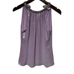 Cache Lavender Blouse Size XS